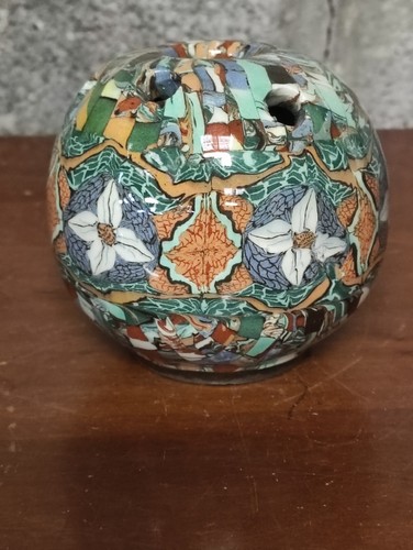 Vase pique fleurs mosaïque - vase, en