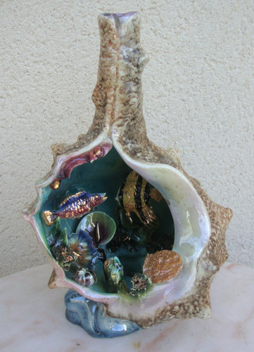 Lampe coquillage kérina - lampe,