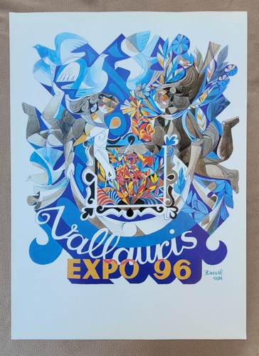 Affiche jean derval - , vallauris