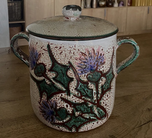 Grand pot couvert vintage - couvert,